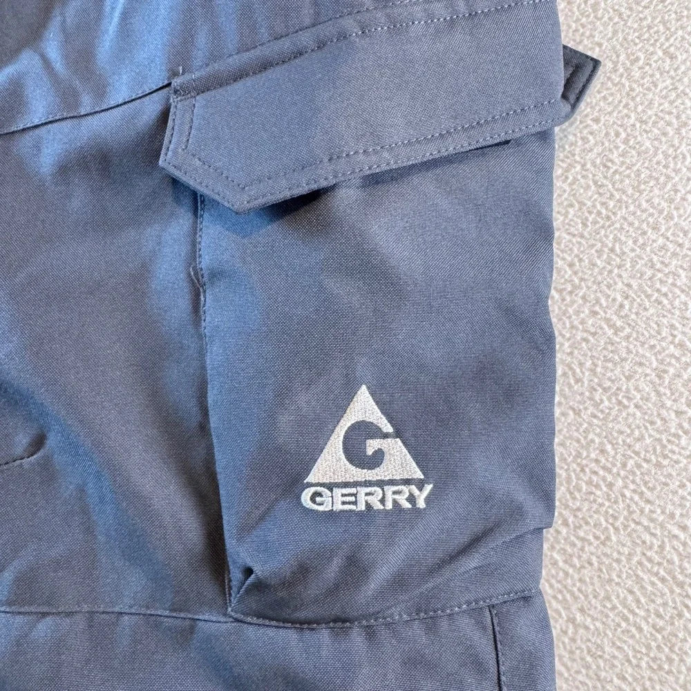 Gerry Snow Bibs Kids Size S 7/8 Gray Insulated Ski Pants Adjustable Suspenders